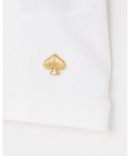 kate spade new york kids（ケイトスペードニューヨーク）の「ロゴカットソー＆キャミソールセット（アンサンブル・キッズ・オフホワイト/ブラック・140cm/130cm/160cm/120cm/150cm）」の9枚目の写真