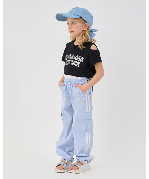 kate spade new york kids（ケイトスペードニューヨーク）の「ロゴカットソー＆キャミソールセット（アンサンブル・キッズ・オフホワイト/ブラック・140cm/130cm/160cm/120cm/150cm）」の14枚目の写真
