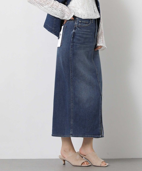 Healthy denim(ヘルシーデニム)の「Healthyタイトスカート(デニムスカート・レディース・ブルー系・FREE)」の10枚目の写真