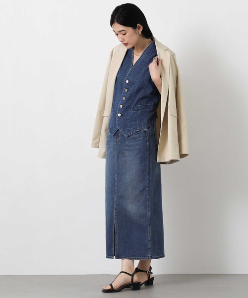 Healthy denim(ヘルシーデニム)の「Healthyタイトスカート(デニムスカート・レディース・ブルー系・FREE)」の15枚目の写真