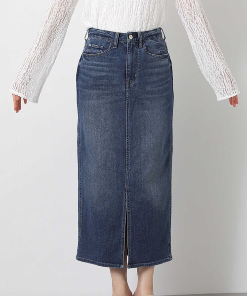 Healthy denim(ヘルシーデニム)の「Healthyタイトスカート(デニムスカート・レディース・ブルー系・FREE)」の16枚目の写真