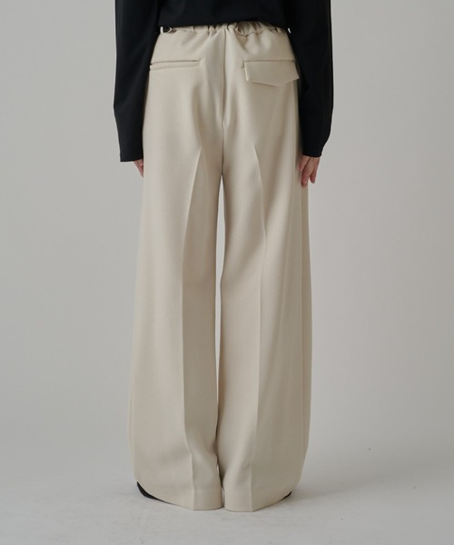 Lui's（ルイス）の「ジョーゼットタックワイドパンツ（その他パンツ・メンズ・ベージュ/ブラック/オフホワイト・S/M）」の7枚目の写真