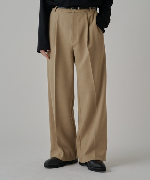 Lui's（ルイス）の「ジョーゼットタックワイドパンツ（その他パンツ・メンズ・ベージュ/ブラック/オフホワイト・S/M）」の18枚目の写真