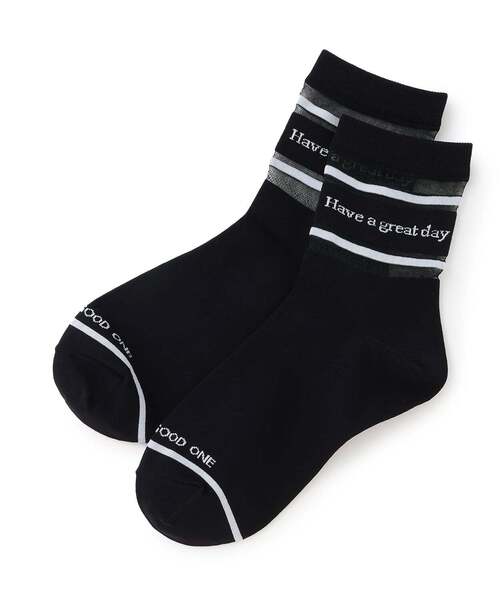 LOVETOXIC(ラブトキシック)の「スポラインシアーソックス(ソックス/靴下・キッズ・イエロー/ブラック/サックスブルー/オフホワイト/ピンク・F)」の2枚目の写真