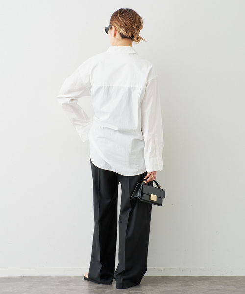 Deuxieme Classe(ドゥーズィエムクラス)の「*Freestyle シャツ(シャツ/ブラウス・レディース・ホワイト/ネイビー・FREE)」の10枚目の写真