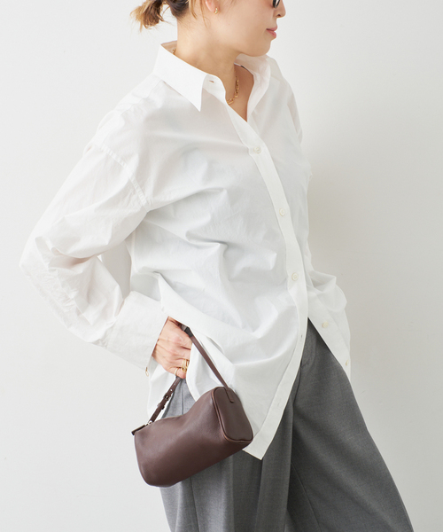 Deuxieme Classe(ドゥーズィエムクラス)の「*Freestyle シャツ(シャツ/ブラウス・レディース・ホワイト/ネイビー・FREE)」の13枚目の写真