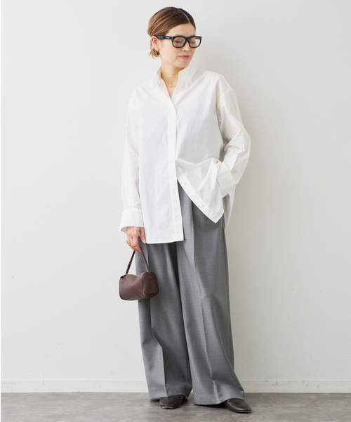 Deuxieme Classe(ドゥーズィエムクラス)の「*Freestyle シャツ(シャツ/ブラウス・レディース・ホワイト/ネイビー・FREE)」の15枚目の写真