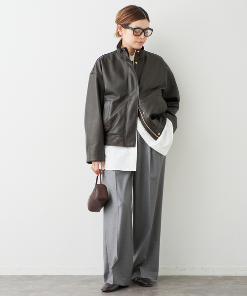 Deuxieme Classe(ドゥーズィエムクラス)の「*Freestyle シャツ(シャツ/ブラウス・レディース・ホワイト/ネイビー・FREE)」の16枚目の写真