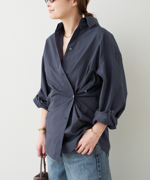 Deuxieme Classe(ドゥーズィエムクラス)の「*Freestyle シャツ(シャツ/ブラウス・レディース・ホワイト/ネイビー・FREE)」の20枚目の写真