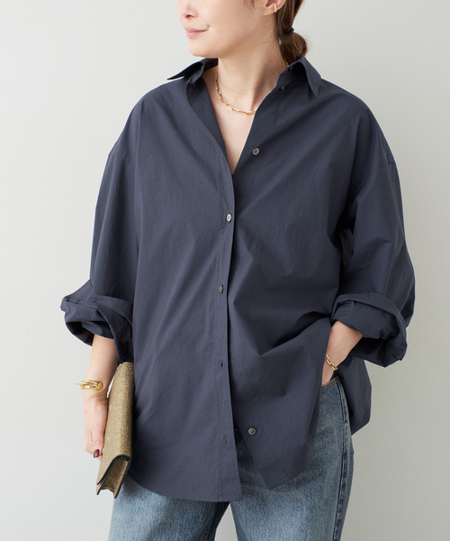 Deuxieme Classe(ドゥーズィエムクラス)の「*Freestyle シャツ(シャツ/ブラウス・レディース・ホワイト/ネイビー・FREE)」の22枚目の写真