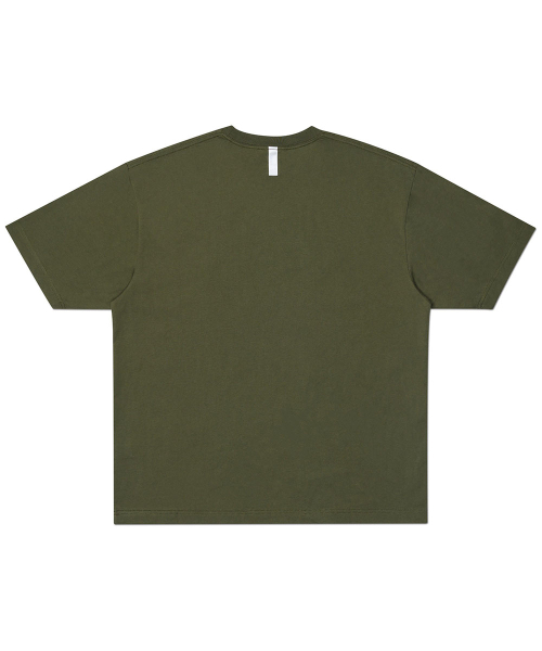 NOMANUAL(NOMANUAL)の「SMEAR ARCH LOGO T-SHIRT - KHAKI(Tシャツ/カットソー・レディース・その他・MEDIUM/LARGE/X-LARGE/SMALL)」の2枚目の写真