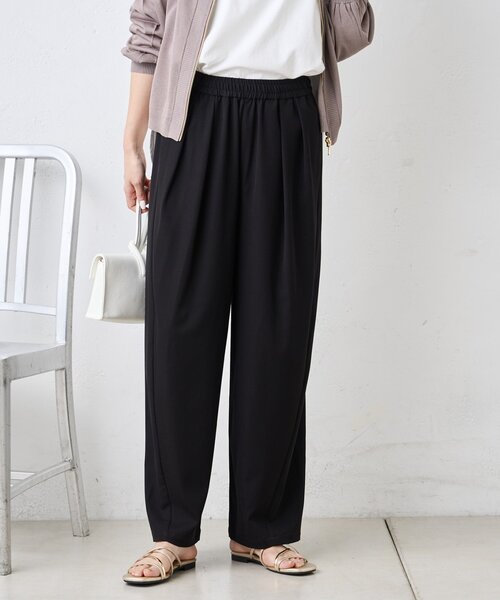 Jena espace merveilleux（ジェナ　エスパスメルヴェイユ）の「テンセルカーブラインパンツ（その他パンツ・レディース・ブラック/ブルー/ベージュ・FREE）」の13枚目の写真