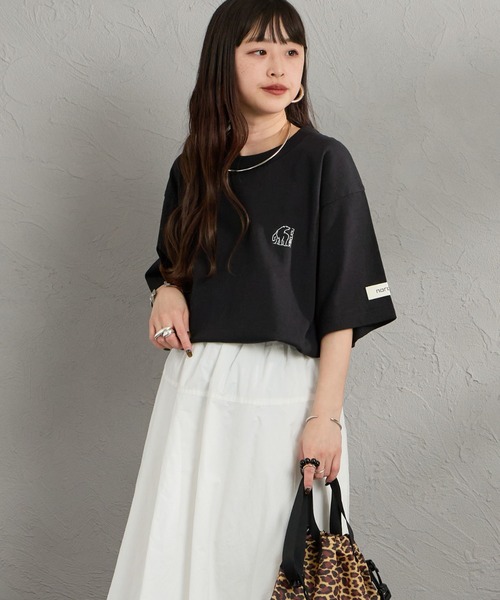 NORDISK（ノルディスク）の「[NORDISK/ノルディスク] 別注 バックロゴプリントTシャツ（Tシャツ/カットソー・レディース・ブルー/ブラック/ホワイト・XL/L/M/S）」の6枚目の写真