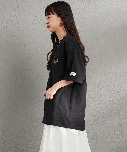 NORDISK（ノルディスク）の「[NORDISK/ノルディスク] 別注 バックロゴプリントTシャツ（Tシャツ/カットソー・レディース・ブルー/ブラック/ホワイト・XL/L/M/S）」の11枚目の写真