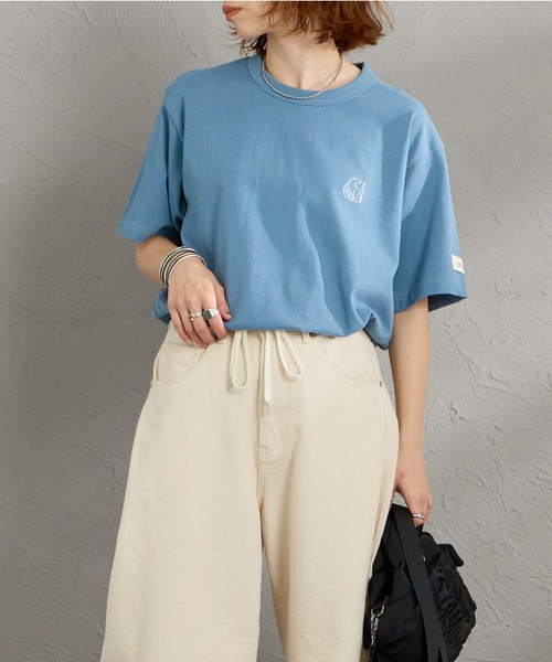 NORDISK（ノルディスク）の「[NORDISK/ノルディスク] 別注 バックロゴプリントTシャツ（Tシャツ/カットソー・レディース・ブルー/ブラック/ホワイト・XL/L/M/S）」の17枚目の写真