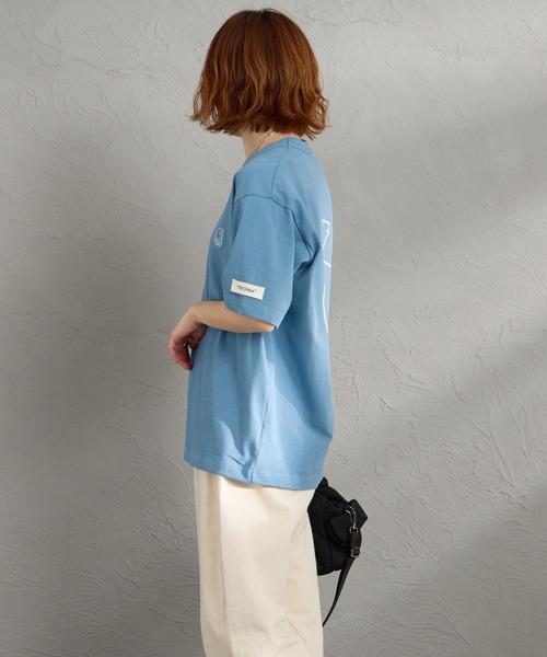 NORDISK（ノルディスク）の「[NORDISK/ノルディスク] 別注 バックロゴプリントTシャツ（Tシャツ/カットソー・レディース・ブルー/ブラック/ホワイト・XL/L/M/S）」の18枚目の写真