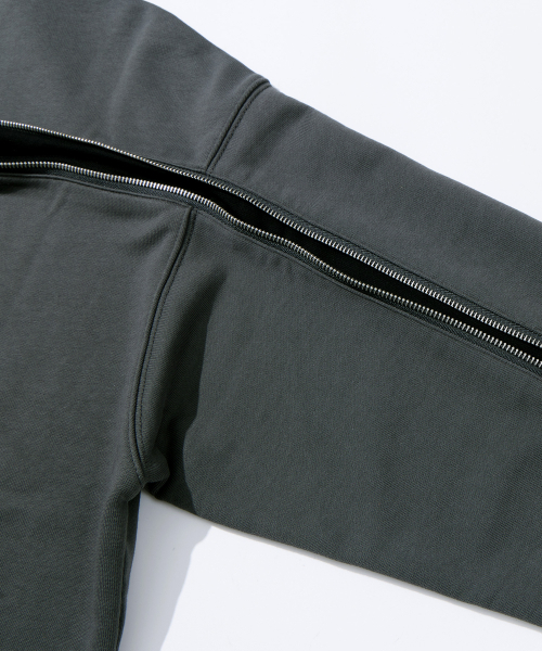 KALAPATTHAR(カラパタール)の「BACK ZIPPER SWEATSHIRT - GRAY(スウェット・メンズ・その他・X-LARGE/LARGE/MEDIUM)」の3枚目の写真