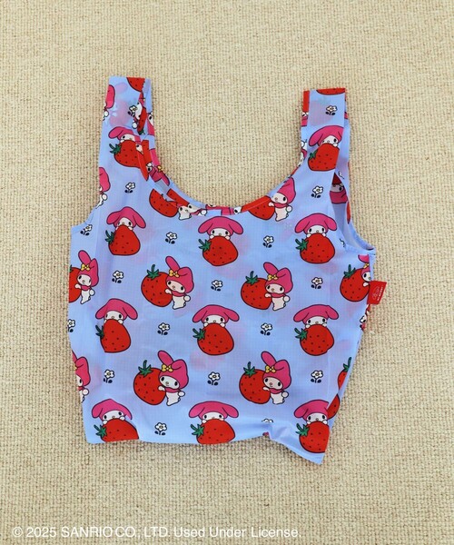 BAGGU（バグー）の「BAGGU/バグゥ STANDARD BAGGU SANRIO サンリオ ナイロン スタンダードバグゥ（トートバッグ・レディース・ブルー/ピンク/レッド/サックスブルー・ONE SIZE）」の3枚目の写真