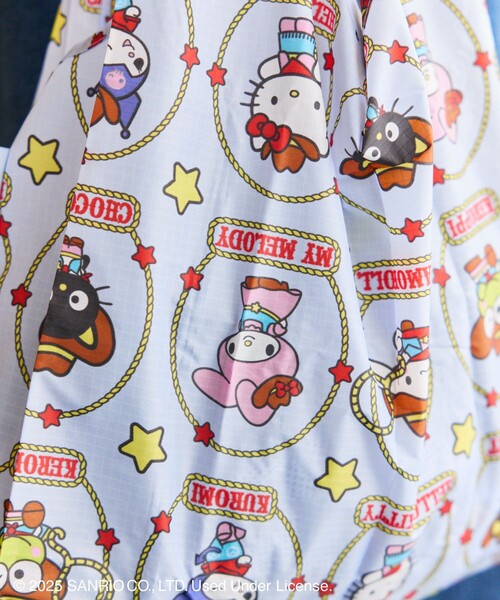 BAGGU（バグー）の「BAGGU/バグゥ STANDARD BAGGU SANRIO サンリオ ナイロン スタンダードバグゥ（トートバッグ・レディース・ブルー/ピンク/レッド/サックスブルー・ONE SIZE）」の9枚目の写真