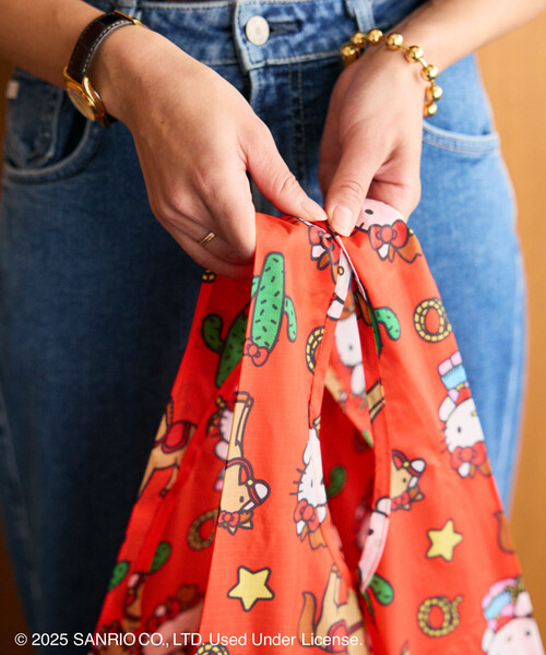 BAGGU(バグー)の「BAGGU/バグゥ STANDARD BAGGU SANRIO サンリオ ナイロン スタンダードバグゥ(トートバッグ・メンズ・ブルー/ピンク/レッド/サックスブルー・ONE SIZE)」の8枚目の写真