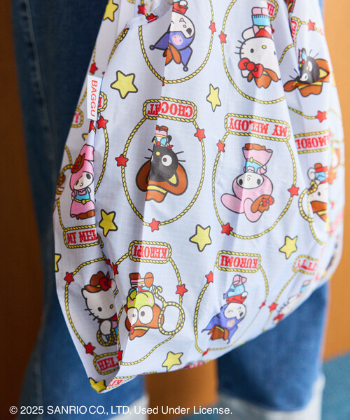 BAGGU(バグー)の「BAGGU/バグゥ STANDARD BAGGU SANRIO サンリオ ナイロン スタンダードバグゥ(トートバッグ・メンズ・ブルー/ピンク/レッド/サックスブルー・ONE SIZE)」の9枚目の写真