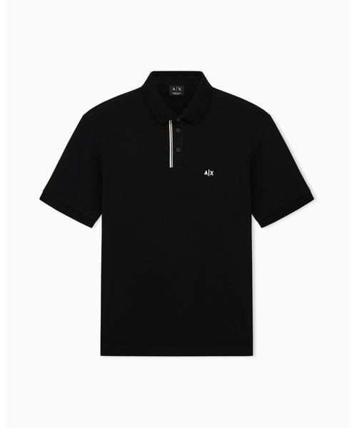 ARMANI EXCHANGE（アルマーニエクスチェンジ）の「【A|X アルマーニ エクスチェンジ】AXロゴ 半袖ポロシャツ/REGULAR（EC限定カラー含）（ポロシャツ・メンズ・ブラック/ベージュ・X-LARGE/SMALL/MEDIUM/LARGE/XX-LARGE/X-SMALL）」の6枚目の写真