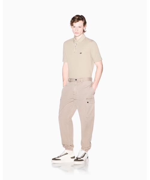 ARMANI EXCHANGE（アルマーニエクスチェンジ）の「【A|X アルマーニ エクスチェンジ】AXロゴ 半袖ポロシャツ/REGULAR（EC限定カラー含）（ポロシャツ・メンズ・ブラック/ベージュ・X-LARGE/SMALL/MEDIUM/LARGE/XX-LARGE/X-SMALL）」の9枚目の写真