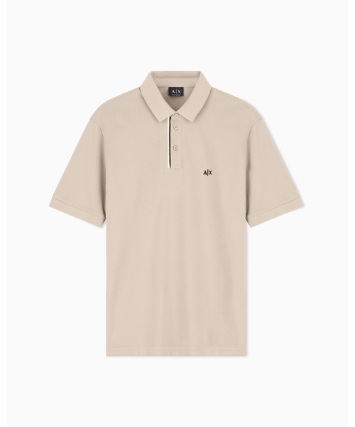 ARMANI EXCHANGE（アルマーニエクスチェンジ）の「【A|X アルマーニ エクスチェンジ】AXロゴ 半袖ポロシャツ/REGULAR（EC限定カラー含）（ポロシャツ・メンズ・ブラック/ベージュ・X-LARGE/SMALL/MEDIUM/LARGE/XX-LARGE/X-SMALL）」の10枚目の写真
