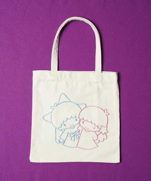 sanrio(サンリオ)の「"09"≪sanrio≫1ポケット キャンバス 刺繍 ミニ トートバッグ(トートバッグ・レディース・レッド/ラベンダー/ピンク/アイボリー/スカイブルー・ONE SIZE)」の20枚目の写真