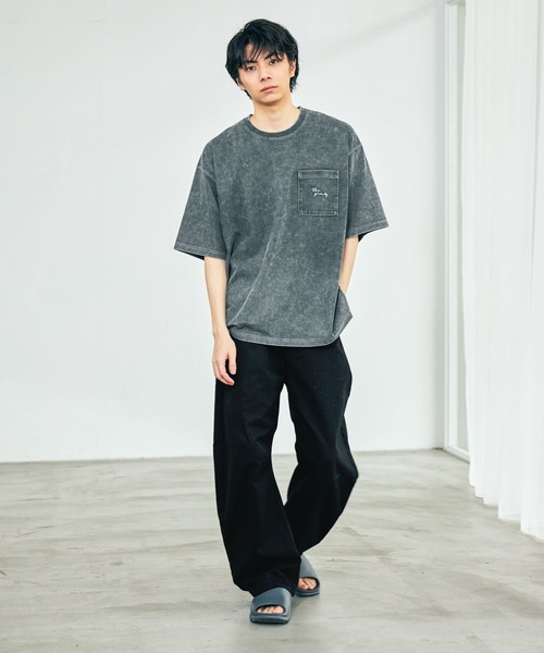 LAKOLE(ラコレ)の「カービングダックパンツ / 663696(その他パンツ・メンズ・ホワイト/ブラック・MEDIUM/LARGE)」の7枚目の写真