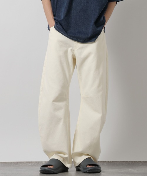 LAKOLE(ラコレ)の「カービングダックパンツ / 663696(その他パンツ・メンズ・ホワイト/ブラック・MEDIUM/LARGE)」の12枚目の写真