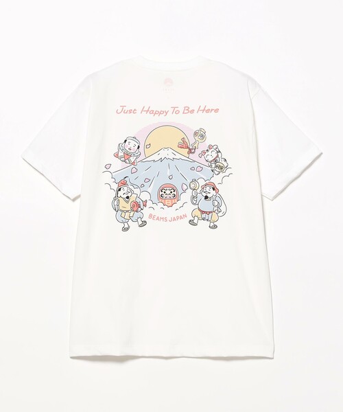 BEAMS JAPAN（ビームス　ジャパン）の「【別注】富士山 Tシャツ Vol.3（Tシャツ/カットソー・レディース・ホワイト・SMALL/X-LARGE/MEDIUM/LARGE/XX-LARGE）」の3枚目の写真