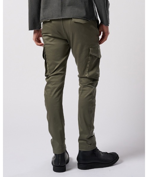 wjk(ダヴルジェイケイ)の「M47 banana slim pants(カーゴパンツ・メンズ・ブラック/カーキ・SMALL/MEDIUM/LARGE/X-LARGE)」の7枚目の写真