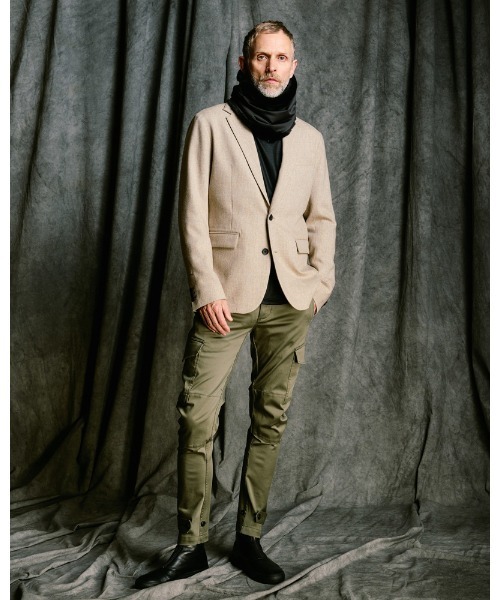 wjk(ダヴルジェイケイ)の「M47 banana slim pants(カーゴパンツ・メンズ・ブラック/カーキ・SMALL/MEDIUM/LARGE/X-LARGE)」の14枚目の写真