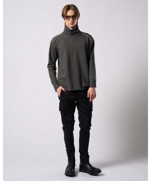 wjk(ダヴルジェイケイ)の「M47 banana slim pants(カーゴパンツ・メンズ・ブラック/カーキ・SMALL/MEDIUM/LARGE/X-LARGE)」の17枚目の写真