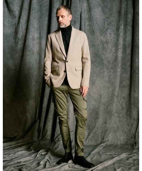 wjk(ダヴルジェイケイ)の「M47 banana slim pants(カーゴパンツ・メンズ・ブラック/カーキ・SMALL/MEDIUM/LARGE/X-LARGE)」の15枚目の写真