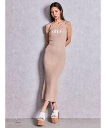 GYDA | GYDA jacquard longニットワンピース(ワンピース)