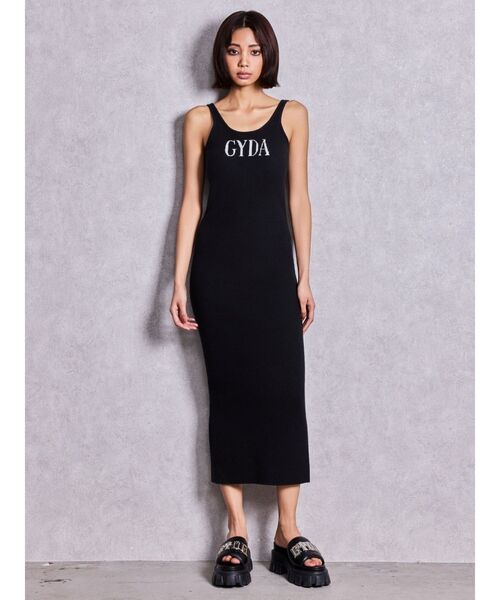 GYDA（ジェイダ）の「GYDA jacquard longニットワンピース（ワンピース・レディース・ベージュ/ブラック/グレー・FREE）」の4枚目の写真