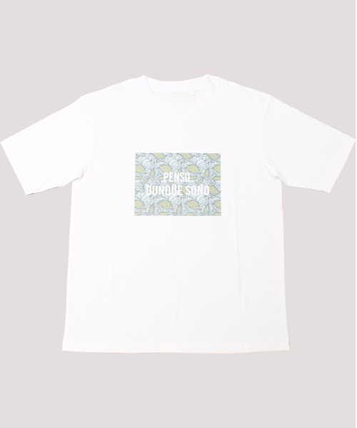 and it_(アンドイット)の「ラタイデアプリントTシャツ(Tシャツ/カットソー・レディース・ホワイト系1/ブラック系2/ブラック系1/ホワイト系3/ホワイト系2・M-L)」の2枚目の写真