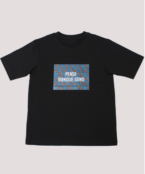 and it_(アンドイット)の「ラタイデアプリントTシャツ(Tシャツ/カットソー・レディース・ホワイト系1/ブラック系2/ブラック系1/ホワイト系3/ホワイト系2・M-L)」の1枚目の写真