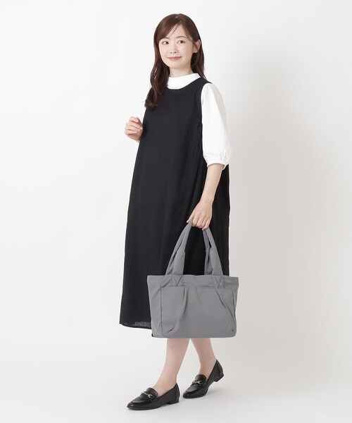 one'sterrace(ワンズテラス)の「SE 肩に優しい軽量トート(トートバッグ・レディース・ブラック系8/グレー系4/ベージュ系9・99)」の8枚目の写真