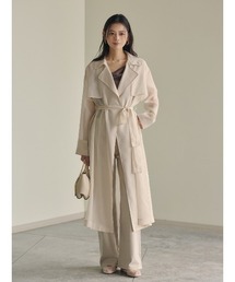 anuans（アニュアンス）の「シアーロングコート（トレンチコート）」