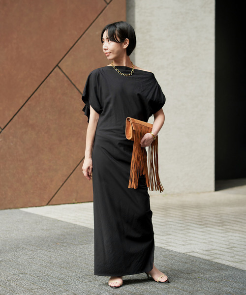 セール】Drape dress（ワンピース）｜VERMEIL par iena（ヴェルメイユ