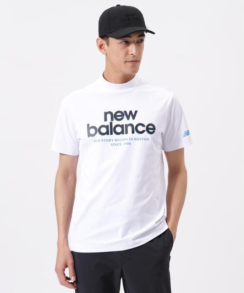 New Balance Golf(ニューバランスゴルフ)の「【new balance golf】S/SLEEVE MOCK NECK PULLOVER(Tシャツ/カットソー・メンズ・ブラック/グリーン系その他/ホワイト・X-LARGE/XX-LARGE/LARGE/MEDIUM)」の2枚目の写真