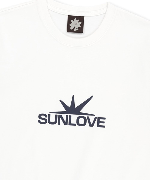 SUNLOVE(サンラブ)の「Daybreak Logo Tee(Tシャツ/カットソー・レディース・チャコール/グリーン/ピンク/ホワイト/ブルー・S/M/L/XL)」の14枚目の写真