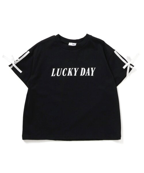 algy(アルジー)の「ヘビロテ半袖Tシャツ(Tシャツ/カットソー・キッズ・オフホワイト/ブラック/サックスブルー・120/130/140/150/160)」の3枚目の写真