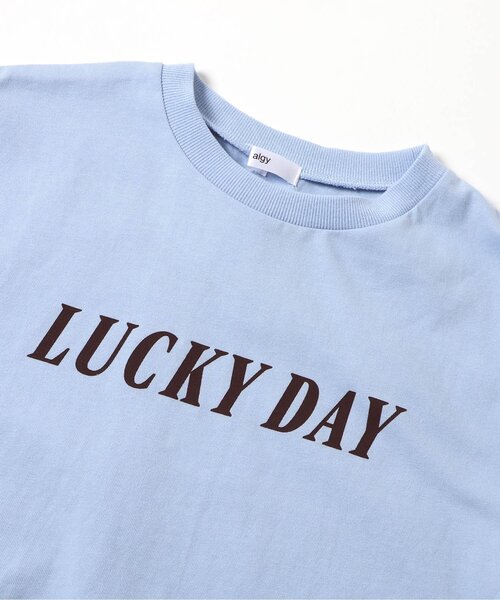algy(アルジー)の「ヘビロテ半袖Tシャツ(Tシャツ/カットソー・キッズ・オフホワイト/ブラック/サックスブルー・120/130/140/150/160)」の8枚目の写真
