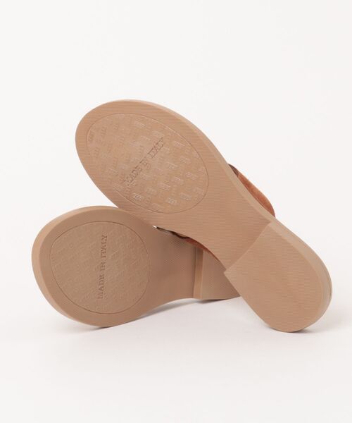 ITALIAN SHOEMAKERS(イタリアンシューメーカー)の「【ITALIAN SHOEMAKERS】レザートングフラットサンダル(962351)(サンダル・レディース・ブラウン・37/38/36/35)」の4枚目の写真