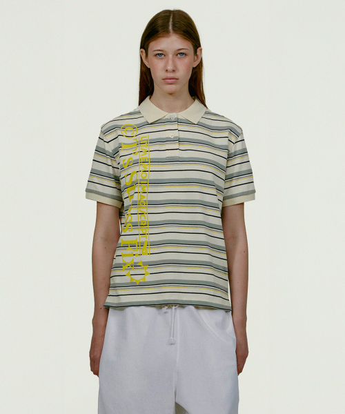 TEKET(テケット)の「Stress Fix Polo Cream(ポロシャツ・レディース・その他・SMALL/LARGE/MEDIUM)」の2枚目の写真