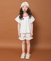 DRC branshes（ディーアールシーブランシェス）の「【WEB限定/りぃー×branshesコラボ】小花柄ワッフルセットアップ（セットアップ）」